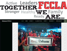 Tablet Screenshot of delawarefccla.org